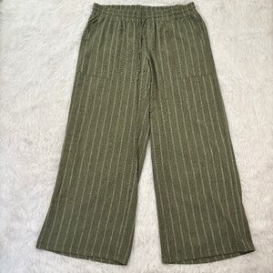 Ruby & Wren Crinkly Pull On Wide Leg Flowy‎ Pants Size 2X